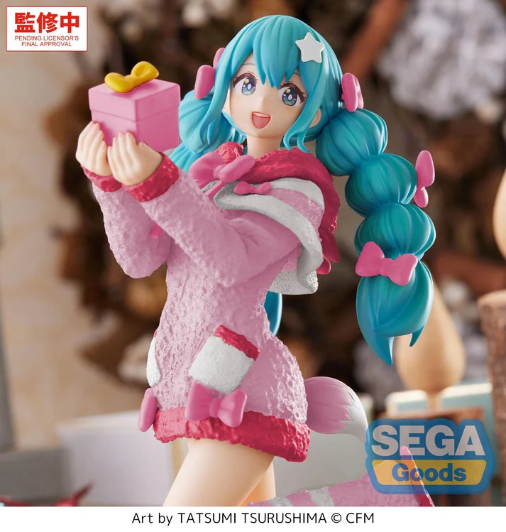 Hatsune Miku Series High Premium Figure Hatsune Miku Mokomoko Christmas Ver.