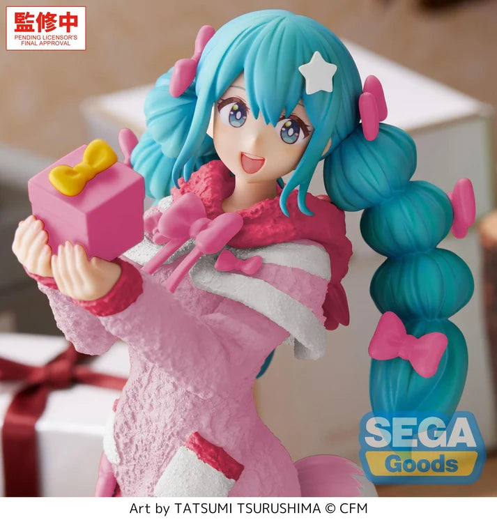 Hatsune Miku Series High Premium Figure Hatsune Miku Mokomoko Christmas Ver.