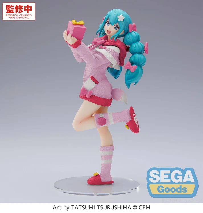 Hatsune Miku Series High Premium Figure Hatsune Miku Mokomoko Christmas Ver.