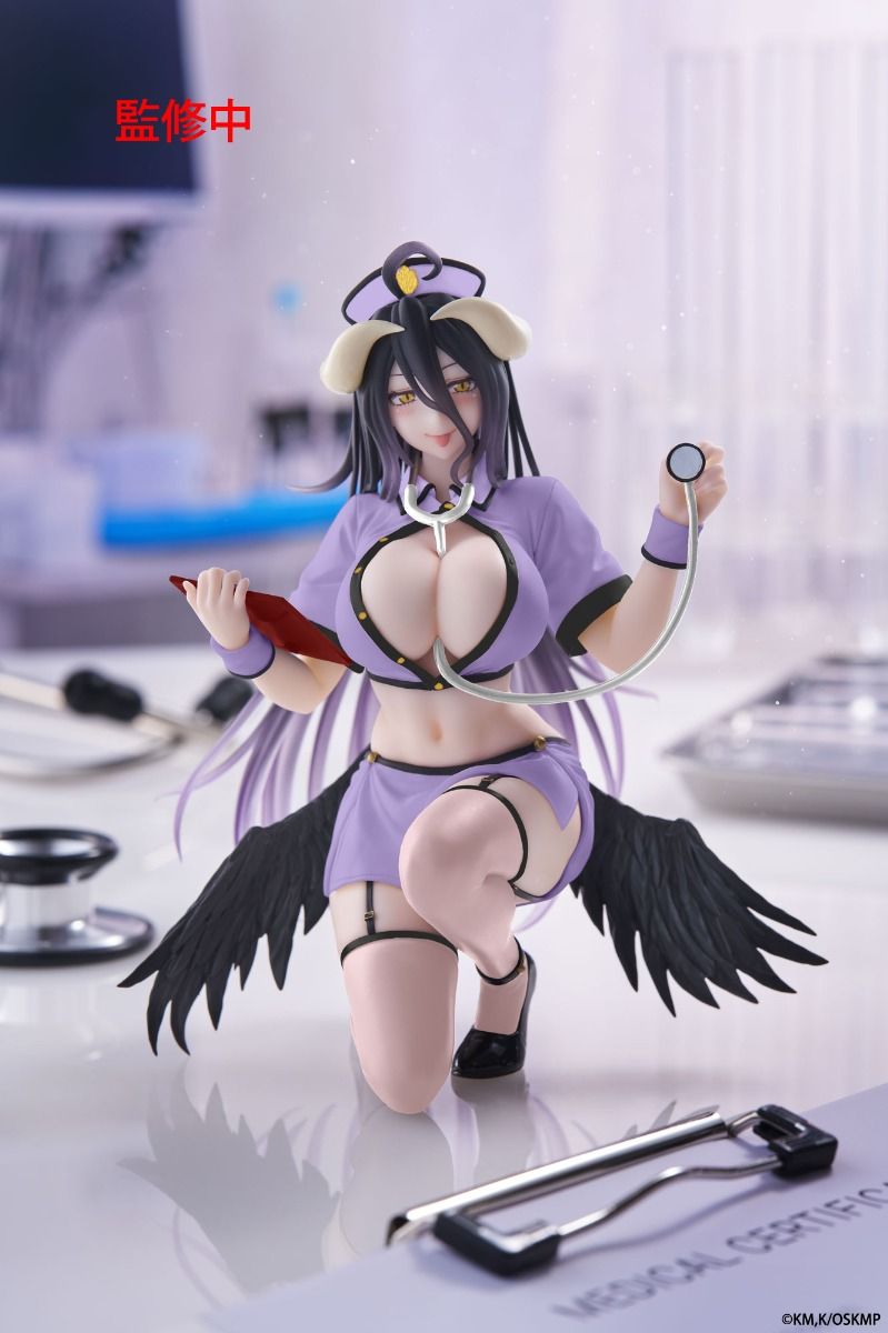 Overlord Albedo Nurse Ver. Renewal Desktop Cute Figure