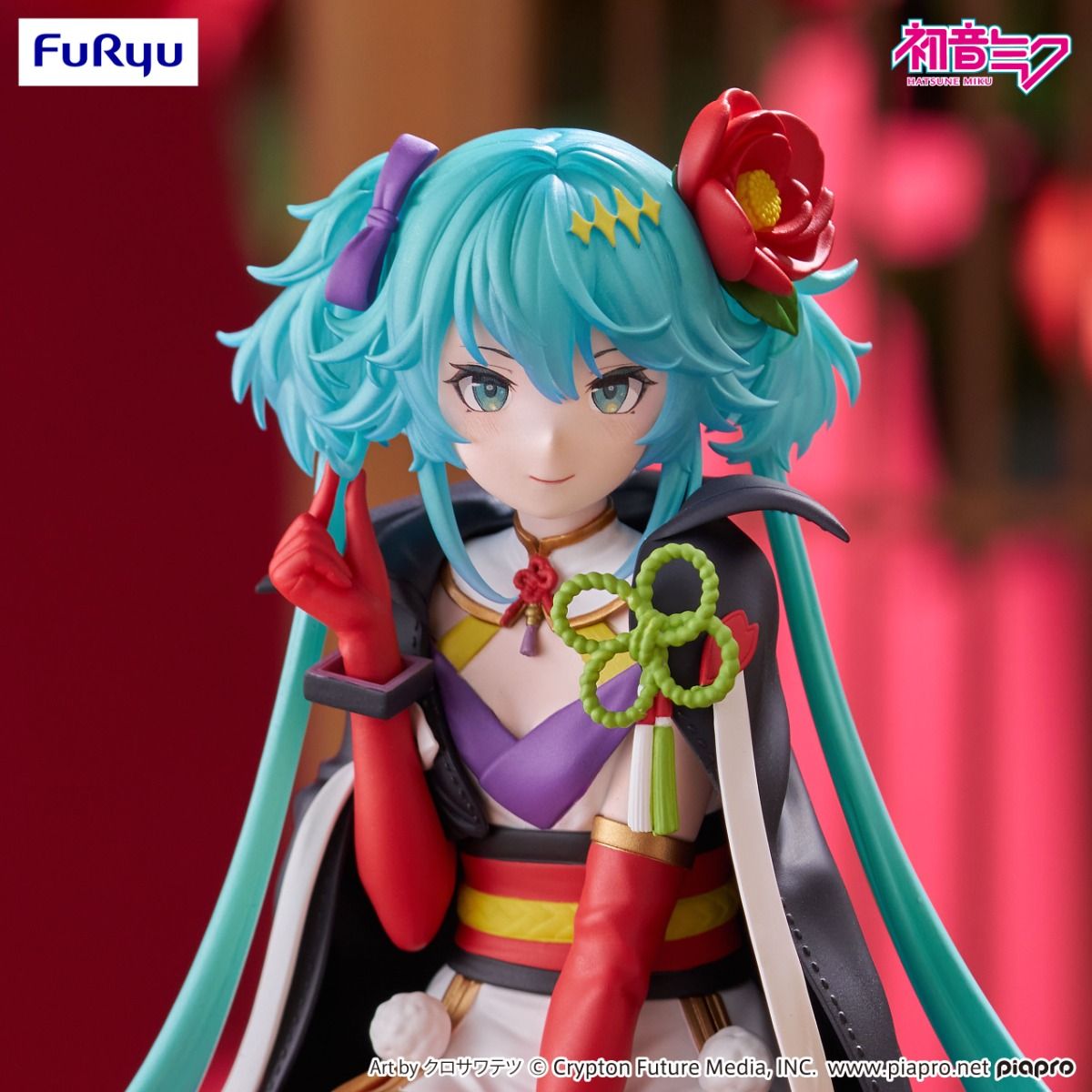 Hatsune Miku Flower Fairy Camellia Noodle Stopper Figure