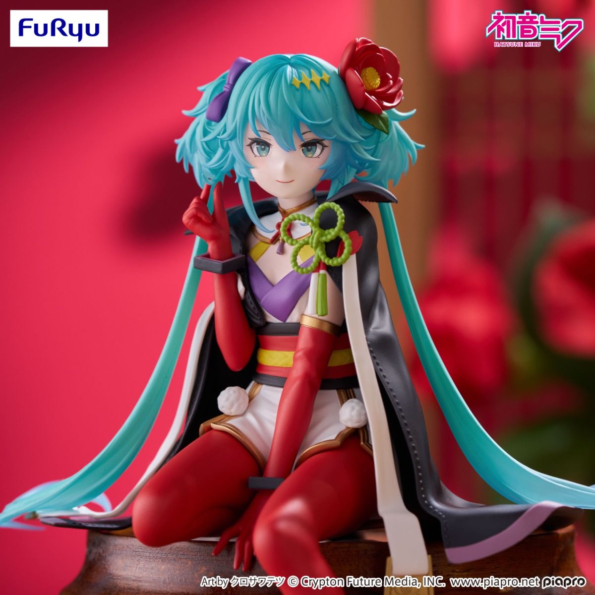 Hatsune Miku Flower Fairy Camellia Noodle Stopper Figure