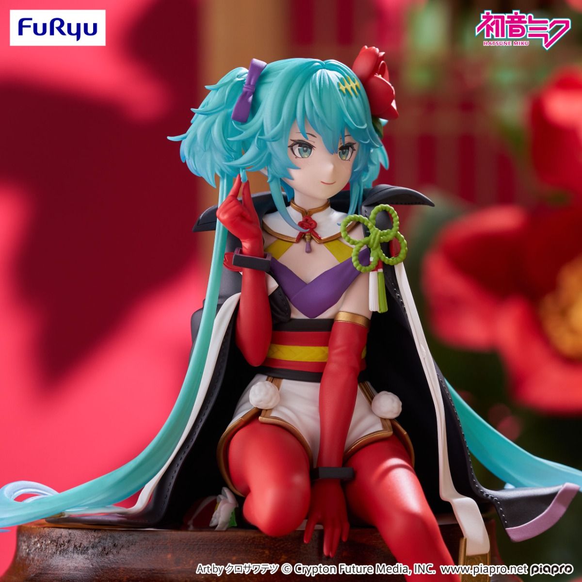 Hatsune Miku Flower Fairy Camellia Noodle Stopper Figure