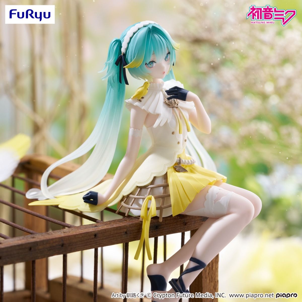 Hatsune Miku Canary Bird Noodle Stopper Figure