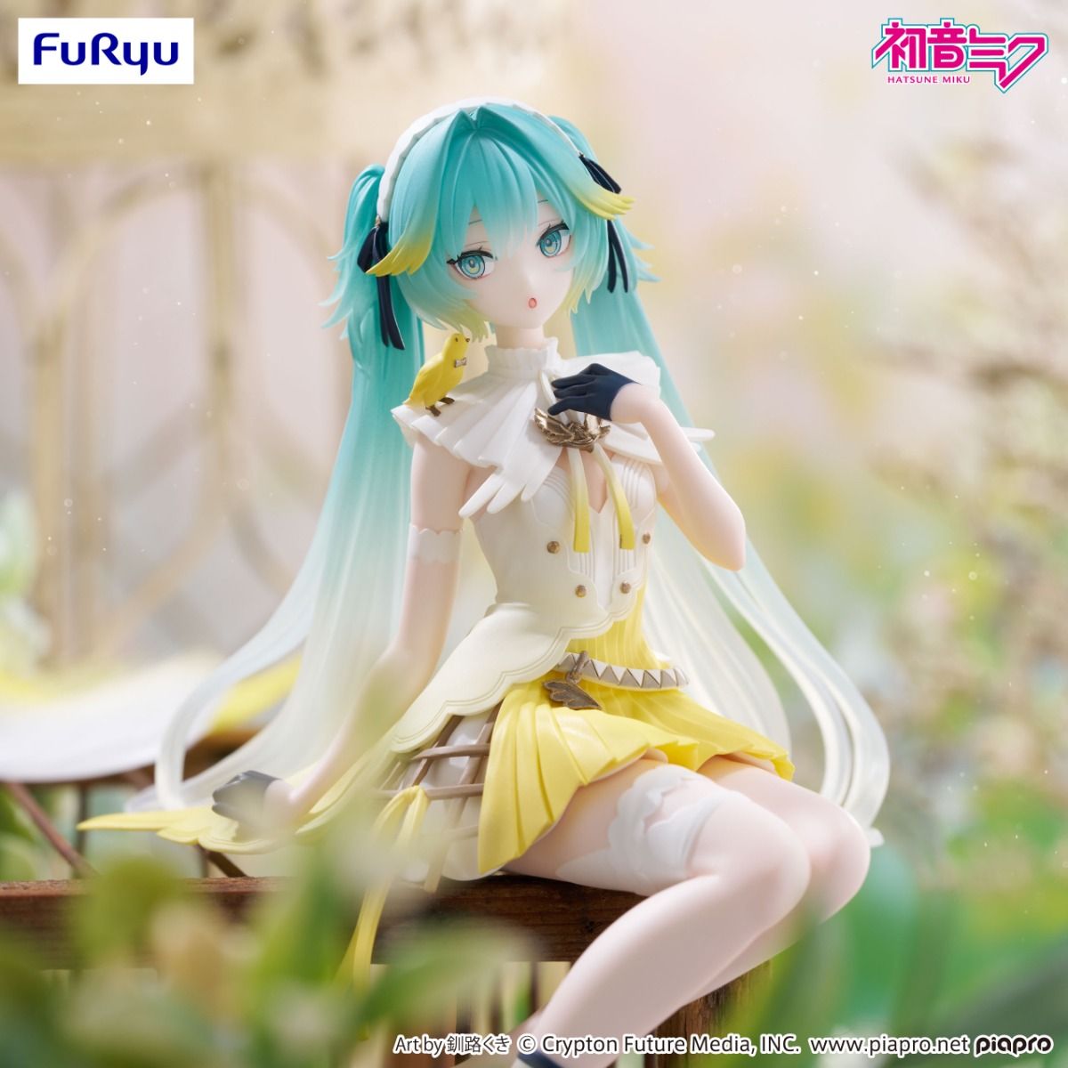 Hatsune Miku Canary Bird Noodle Stopper Figure