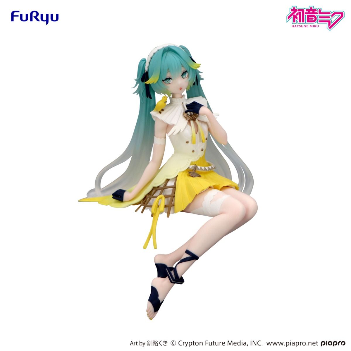 Hatsune Miku Canary Bird Noodle Stopper Figure