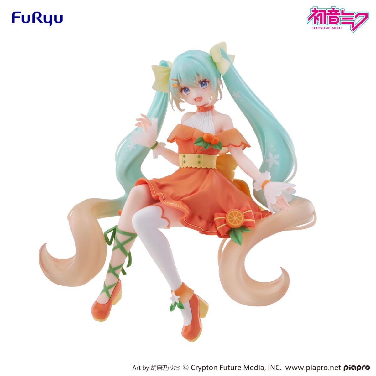 Hatsune Miku Citrus Ver. Noodle Stopper Figure