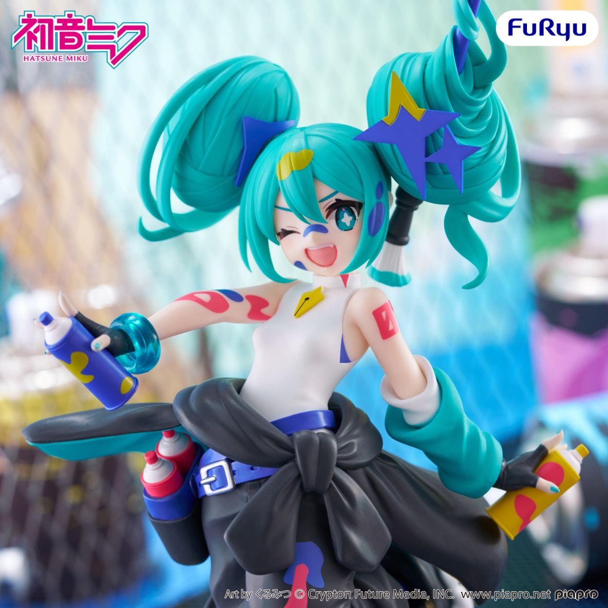 Hatsune Miku Paint Girl Another Color Ver. Muchute Figure