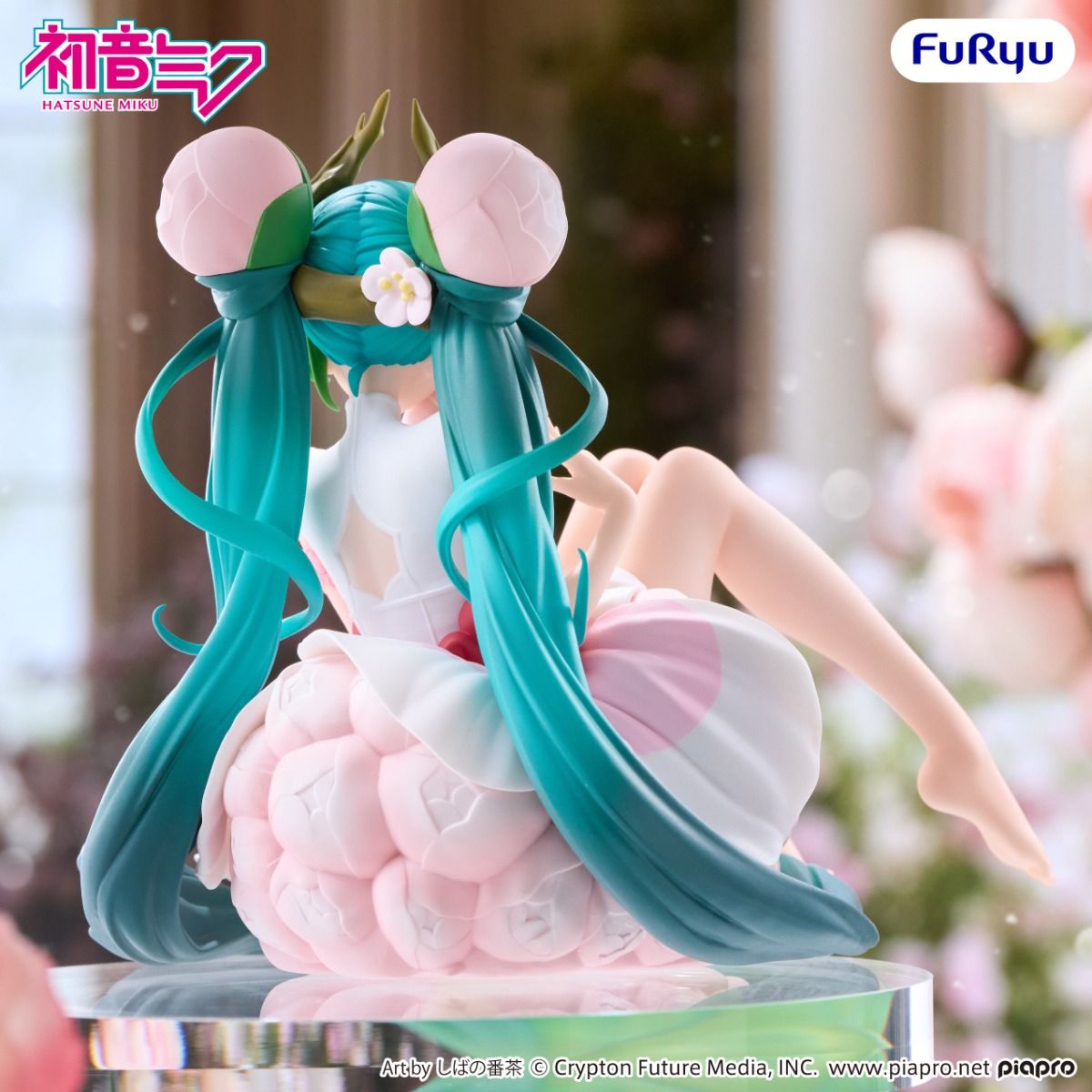 Hatsune Miku Flower Fairy White Plum Blossom Noodle Stopper Figure